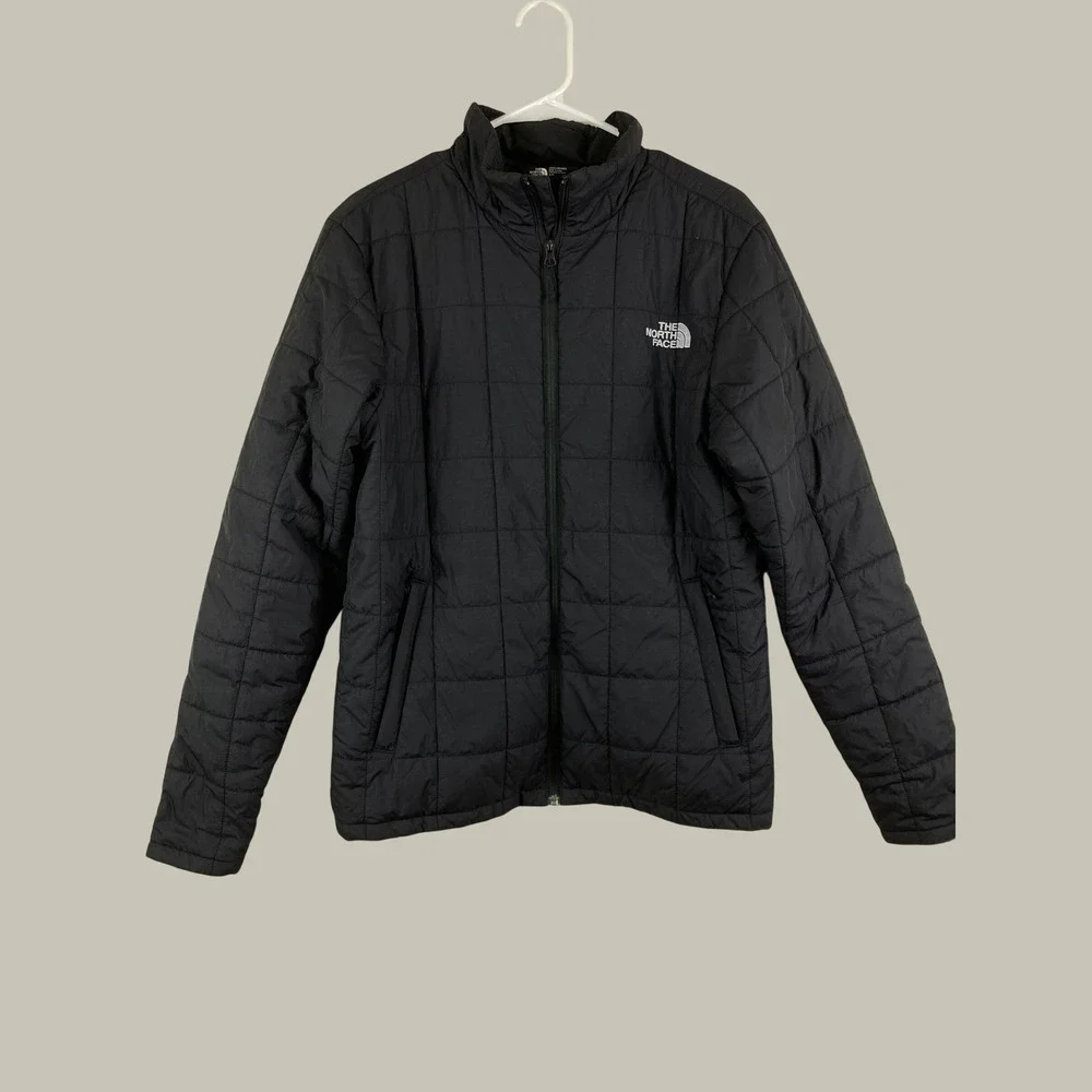 The North Face Thermoball Eco Jacket Mens Small Black Quilted Puffer Gorpcore